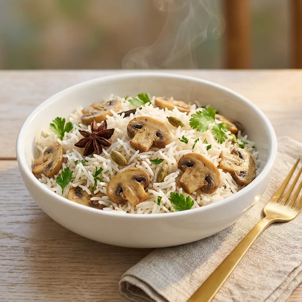 Mushroom Pilau