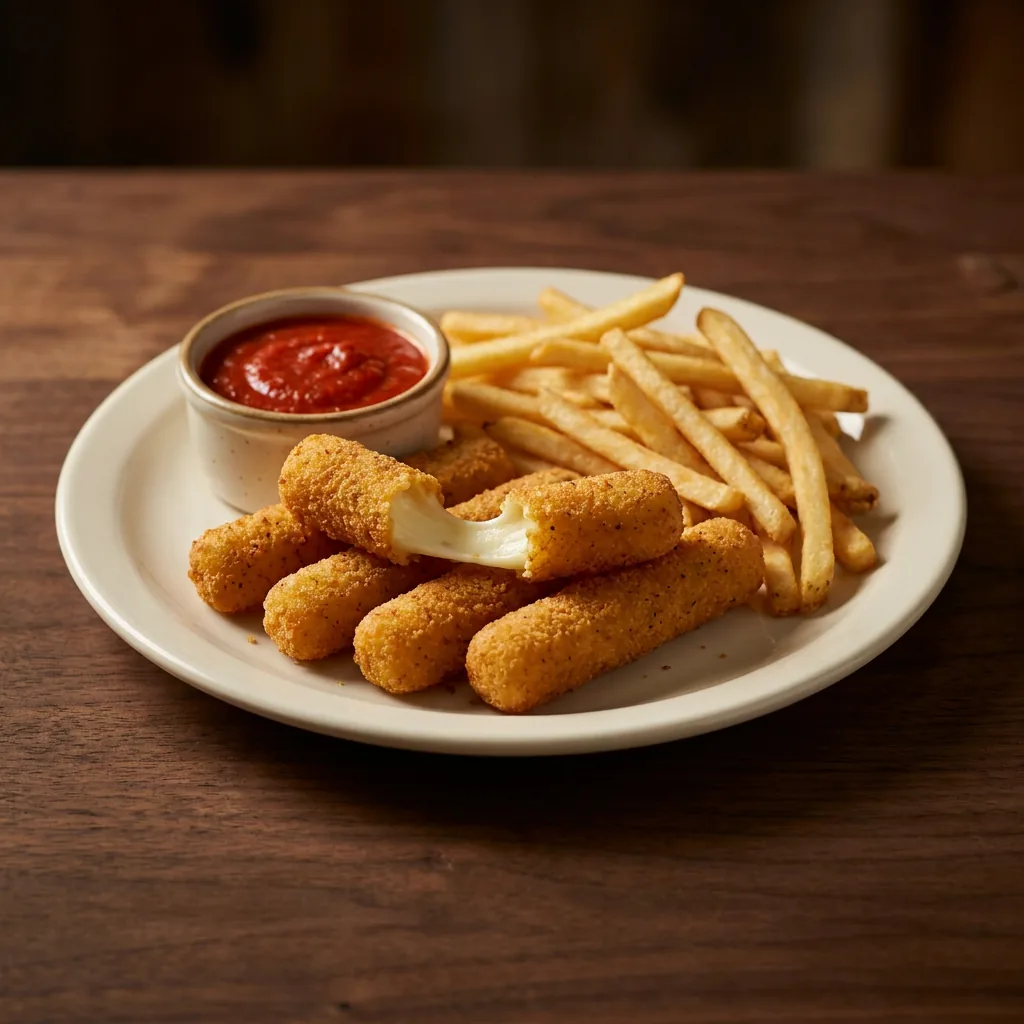 Sticks De Mozzarella 6 unidades con Patatas